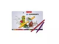 Viltstift Bruynzeel Expression super points blik à 25 stuks assorti