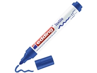 Viltstift edding 4500 textiel rond 2-3mm blauw