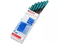 Fineliner edding 1200 074 fijn metallic groen