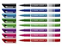 Buy your Fineliner STABILO Sensor 187/40 medium rood at QuickOffice BV