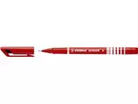 Een Fineliner STABILO Sensor 187/40 medium rood koop je bij EconOffice