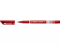 Een Fineliner STABILO Sensor 187/40 medium rood koop je bij Goedkope Kantoorbenodigdheden