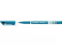 Een Fineliner STABILO Sensor 187/51 medium turquoise koop je bij MegaOffice