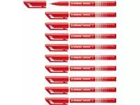 Een Fineliner STABILO Sensor 189/40 fijn rood koop je bij EconOffice