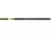 Een Viltstift STABILO Pen 68/843 medium metallic lichtgroen koop je bij NiceSupplies.nl