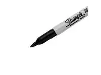 Een Viltstift Sharpie rond fijn zwart blister à 2 stuks koop je bij EconOffice