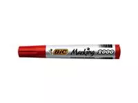 Een Viltstift Bic 2000 ecolutions rond large rood koop je bij Totaal Kantoor Goeree