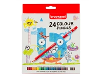 Een Kleurpotloden Bruynzeel Kids blister à 24 stuks assorti koop je bij Totaal Kantoor Goeree