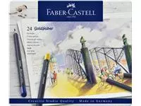 Een Kleurpotloden Faber-Castell Goldfaber assorti blik à 24 stuks koop je bij Van Leeuwen Boeken- en kantoorartikelen