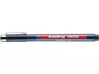 Fineliner edding 1800 0.5mm zwart