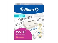 Een Gum Pelikan WS30 37x30x9mm potlood zacht wit koop je bij Unimark Office B.V.