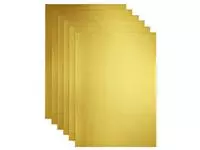 Een Kopieerpapier Papicolor A4 300gr 3vel metallic goud koop je bij Totaal Kantoor Goeree