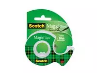Plakband Scotch Magic 810 12mmx10m onzichtbaar + afroller