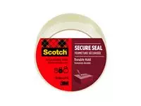 Een Verpakkingstape Scotch Secure Seal 50mmx50m transparant koop je bij Van Hoye Kantoor BV