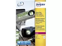 Een Etiket Avery L4773-20 63.5x33.9mm polyester wit 480stuks koop je bij Totaal Kantoor Goeree