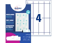 Een Tafelnaambord Avery L4794-10 120x45mm wit 10 stuks koop je bij KantoorProfi België BV