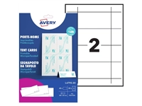 Een Tafelnaambord Avery L4795-20 180x60mm wit 20 stuks koop je bij Ziffo Kantoorcentrum BV