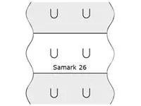 Een Prijsetiket 12x26mm Sato Samark afneembaar wit koop je bij L&N Partners voor Partners B.V.