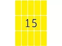 Een Etiket HERMA 2411 20x50mm geel 480 stuks koop je bij KantoorProfi België BV