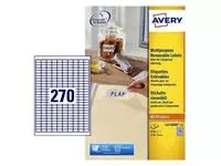 Een Etiket Avery L4730REV 17.8x10mm afneembaar wit 6750stuks koop je bij EconOffice