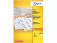 Etiket Avery DP167-100 105x37mm wit 1600stuks