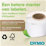 Een Etiket Dymo LabelWriter adressering 28x89mm 2 rollen á 130 stuks wit koop je bij De Angelot