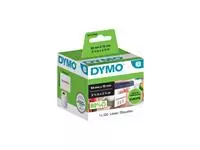 Etiket Dymo labelwriter 99015 54mmx70mm wit rol à 320 stuks
