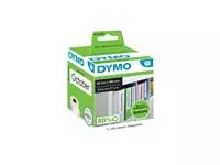 Een Etiket Dymo LabelWriter naamkaart ordner 59x190mm 1 rol á 110 stuks wit koop je bij Van Leeuwen Boeken- en kantoorartikelen