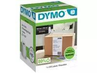Etiket Dymo labelwriter 904980 104mmx159mm verzend wit rol à 220 stuks