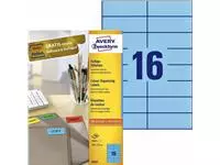 Een Etiket Avery Zweckform 3453 105x37mm blauw 1600stuks koop je bij NiceSupplies.nl