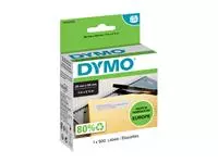 Een Etiket Dymo LabelWriter adressering 25x54mm 1 rol á 500 stuks wit koop je bij L&N Partners voor Partners B.V.