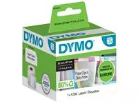 Een Etiket Dymo LabelWriter multifunctioneel 32x57mm 1 rol á 1000 stuks wit koop je bij Van Leeuwen Boeken- en kantoorartikelen