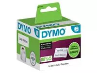 Een Etiket Dymo LabelWriter naamkaart 41x89mm 1 rol á 300 stuks wit koop je bij EconOffice