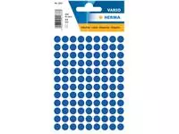 Buy your Etiket HERMA 1833 rond 8mm donkerblauw 540stuks at QuickOffice BV