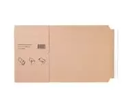 Een Wikkelverpakking IEZZY A4 met zelfklevende strip bruin koop je bij EconOffice