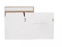 Een Postpakketbox IEZZY 2 200x140x80mm wit koop je bij Van Hoye Kantoor BV