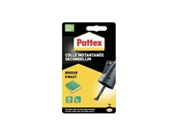 Een Secondelijm Pattex met kwast flacon 5 gram op blister koop je bij KantoorProfi België BV