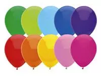 Een Ballon Haza uni 30cm 10 stuks assorti koop je bij L&N Partners voor Partners B.V.