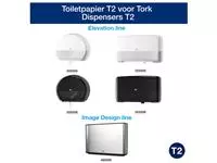 Een Toiletpapier Tork Mini Jumbo T2 advanced 2-laags 12 rollen wit 120280 koop je bij Van Hoye Kantoor BV