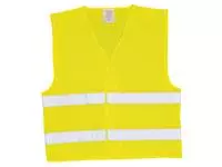 Een Veiligheidsvest Leina met opdruk "BHV " geel koop je bij MV Kantoortechniek B.V.