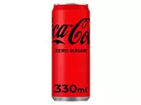 Een Frisdrank Coca Cola zero blik 330ml koop je bij Totaal Kantoor Goeree