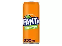 Een Frisdrank Fanta orange blik 330ml koop je bij Van Leeuwen Boeken- en kantoorartikelen