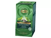 Een Thee Lipton Exclusive groene thee munt 25x2gr koop je bij EconOffice