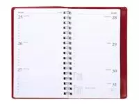 Buy your Agenda 2025 Ryam Memoplan 7 Suprema ringplasic 7dagen/2pagina's bordeaux at QuickOffice BV