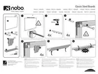 Een Whiteboard Nobo Classic 90x120cm staal koop je bij Alles voor uw kantoor