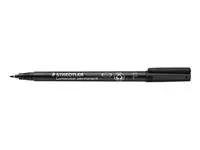 Een Viltstift Staedtler Lumocolor 318 permanent F zwart koop je bij EconOffice