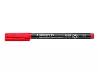 Een Viltstift Staedtler Lumocolor 317 permanent M rood koop je bij EconOffice