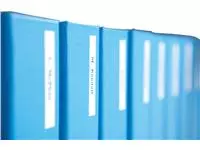 Een Labeltape Dymo LabelManager D1 polyester 9mm blauw op wit koop je bij Goedkope Kantoorbenodigdheden