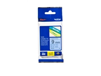 Een Labeltape Brother P-touch TZe-521 standaard 9mm zwart op blauw koop je bij Unimark Office B.V.