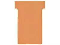 Een Planbord T-kaart Nobo nr 2 48mm oranje koop je bij Van Leeuwen Boeken- en kantoorartikelen